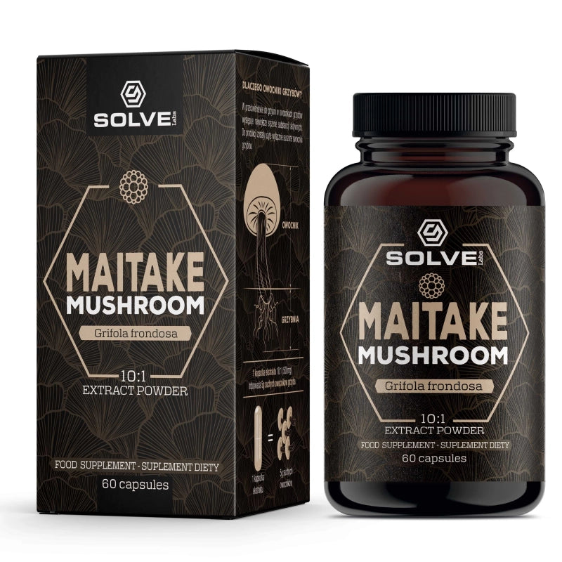 Maitake (Żagwica listkowata) 10:1 Ekstrakt 60 kapsułek