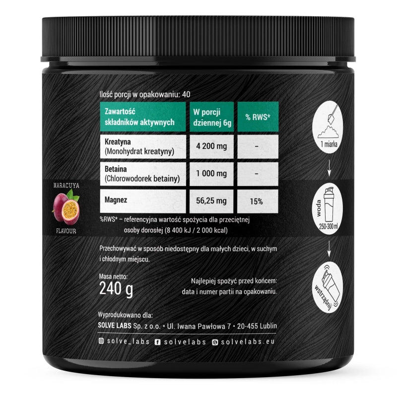 Creatine+ 240g Marakuja